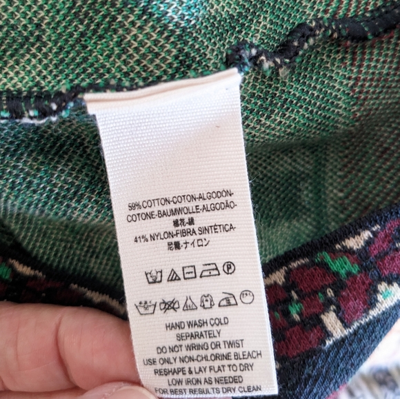 Free People Music & Lyrics Printed Sweater Mini Dress - Picture 9 of 14